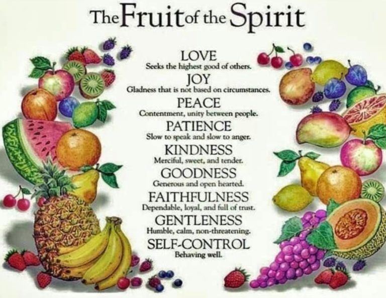 The fruit of the spirit